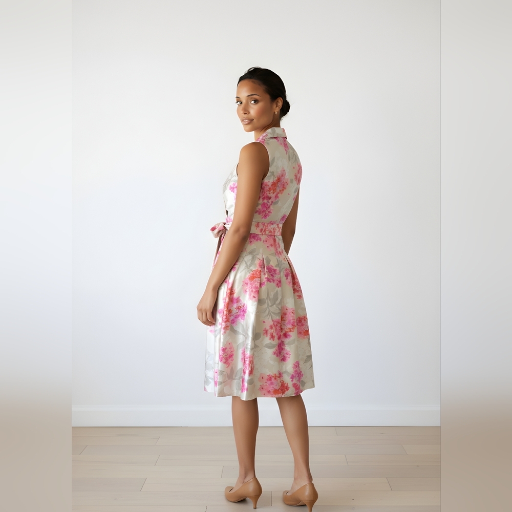 Jessica Howard Floral Dress Size 6 - Picture 9 of 9